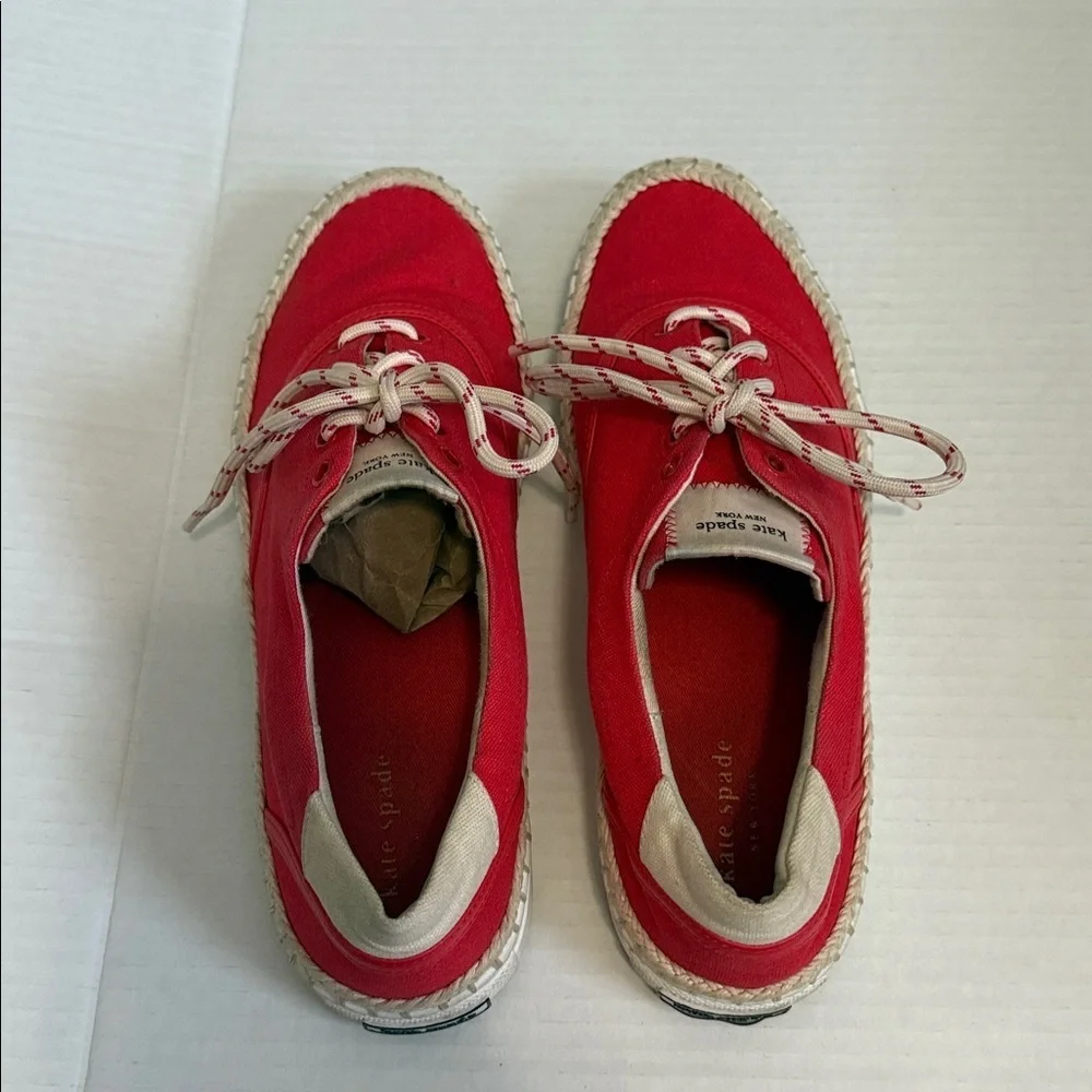 Kate Spade New York - Women's Boat Party Espadrille Sneakers - Coral Rose - 10